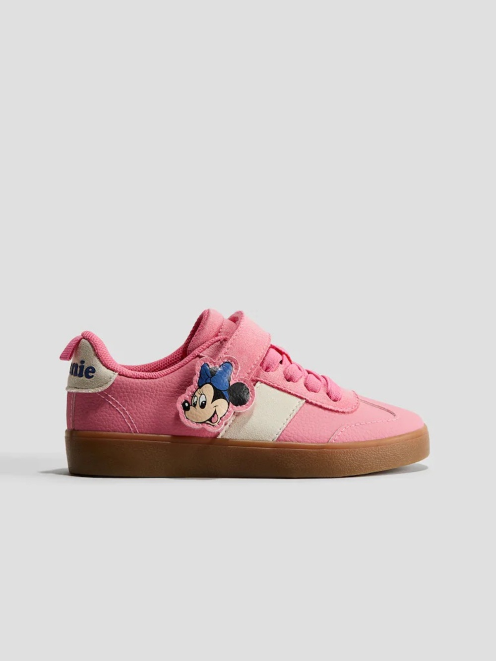 Kids Pink and white H&M Mickey Mouse sneakers